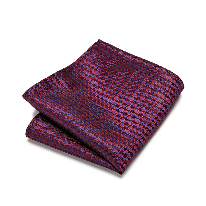 Silk Scarf Fashion Hankerchief Vintage Men's Pocket Square Handkerchiefs 22*22 cm