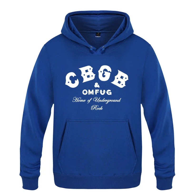 

Mens Hoodies Music Punk Rock CBGB Printed Hoodie Men Hip Hop Fleece Long Sleeve Man's Sweatshirt Skate Pullover Coat Moletom New