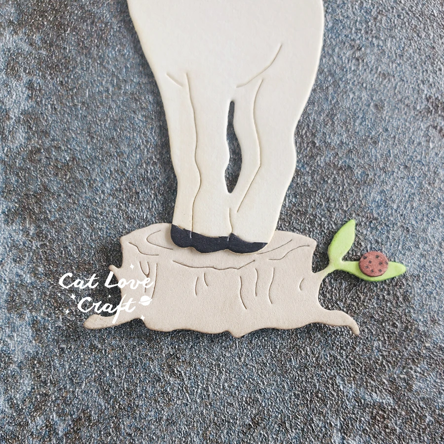 Catlove 양 동물 스테이크 금속 절단 다이 스크랩북 스텐실 다이 컷 카드 만들기 DIY 공예 엠보싱 2021 년 새로운 다이
