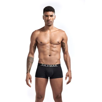 

Breathable Men's Cotton U Convex Underpants Cockstrap Low Rise Bulge Pouch Boxershorts Trunks Underwear Male Panties 3 Colors
