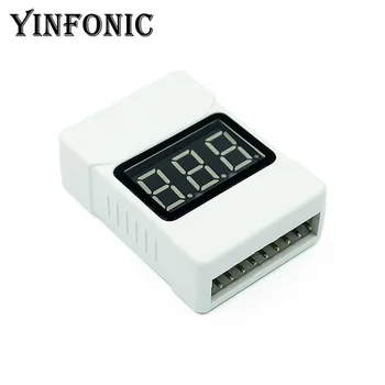 

1-8S Lipo Battery Voltage Tester/ Low Voltage Buzzer Alarm/ Battery Voltage Checker with Dual Speakers