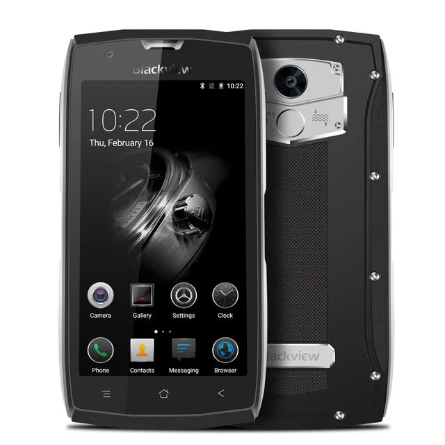 BV7000 Silver Blackview BV7000 мобильный телефон MT6737T четырехъядерный 5," FHD 2 Гб 16 Гб IP68 Водонепроницаемый ГЛОНАСС NFC 4G отпечаток пальца смартфон - Цвет: BV7000 Silver