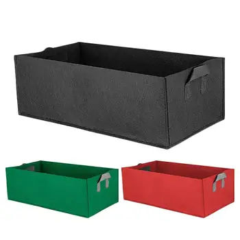 

Large Rectangular Vegetable Grow Bags Garden Nursery Planting Flower Pot Anti-Corrosion Felt Non-Woven Planters Bag