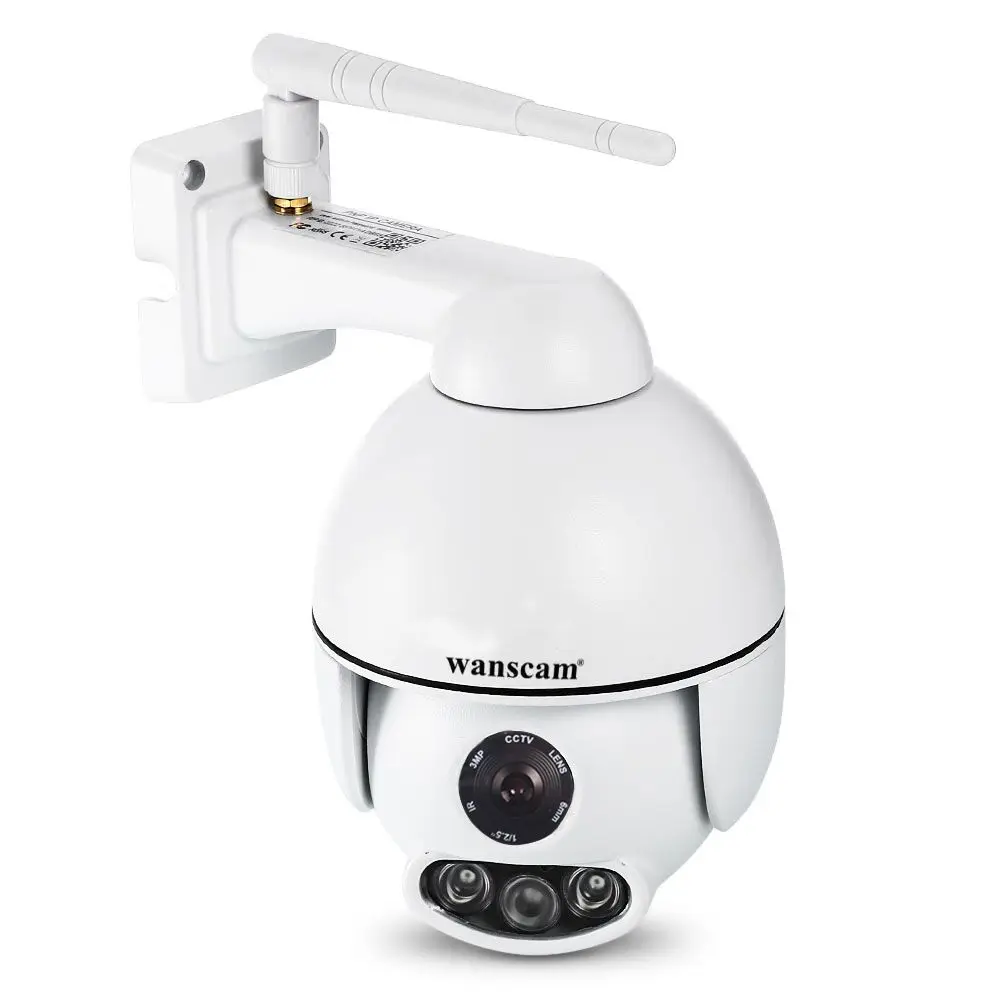 WANSCAM K54 Открытый 1080P IP WiFi камера безопасности ночное видение 50 м водонепроницаемый 4X цифровой зум 2 способ аудио камеры наблюдения