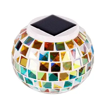 

Solar Light Light-Controlled Street Durable Lawn Lamp Ground Lamp Glass Security Gutter Home Garden Decking Path Way