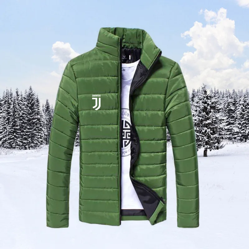 Army Green Зимние брендовые парки, зимняя куртка для мужчин, Азиатский размер 4XL, повседневное тонкое хлопковое мужское пальто, парки с капюшоном, теплые Casaco Masculino - Цвет: Army Green