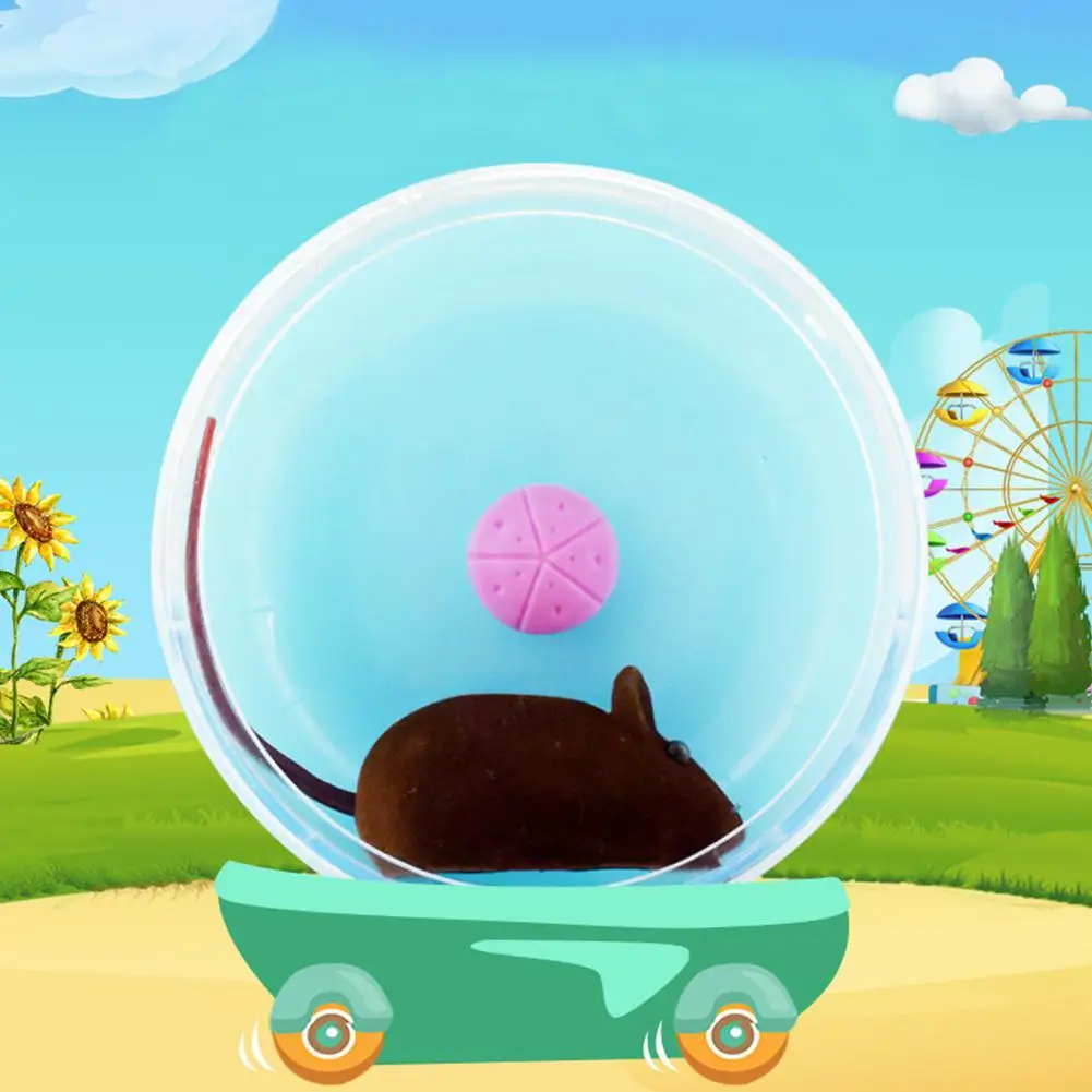 MeterMall Симпатичные упражнения колеса ролик Тихая спортивная игрушка для домашних животных для хомяка