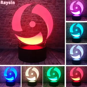

Japanese Anime Naruto Theme Ninja Rotatable Hunter Mangekyo Sharingan Naka Led Night Light Home Decor Kids Child Birthday Toys