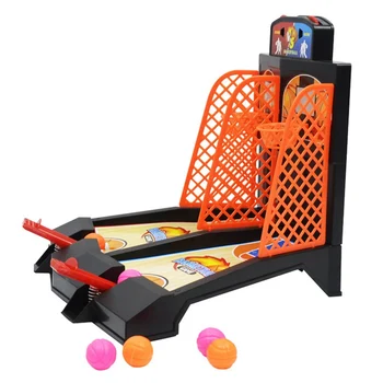 

Double Finger Catapult Basketball Machine Tabletop Toys Interactive Game Mini Basketball Court Educational Tabletop Game