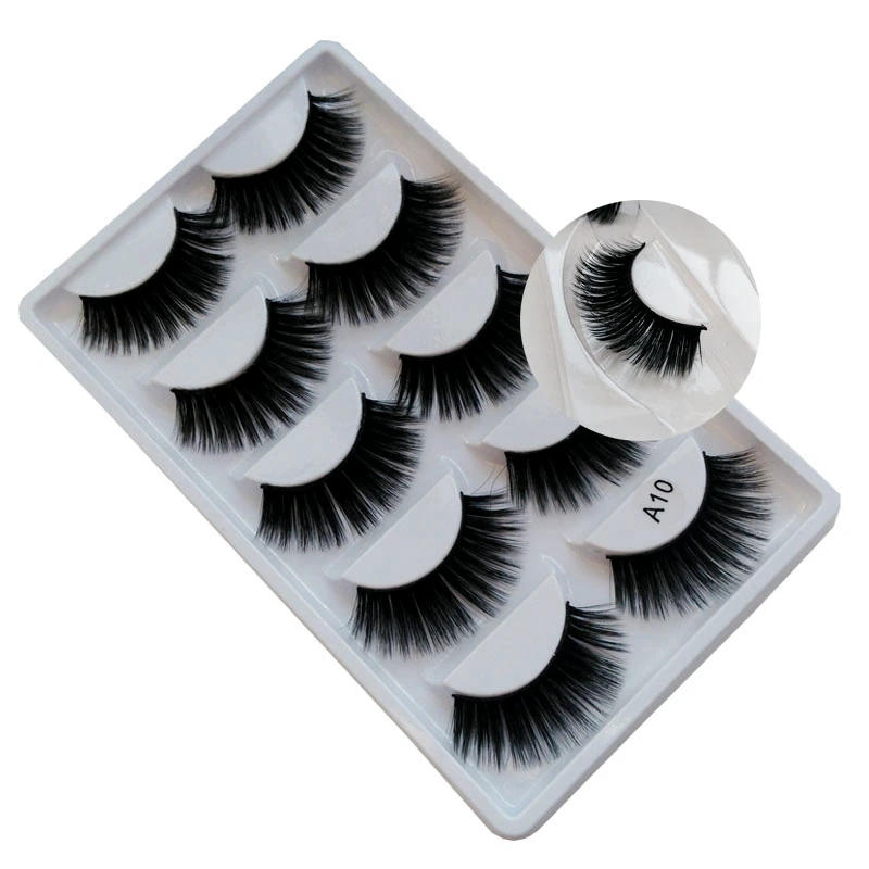 Оптовая продажа натуральные 3D ресницы ручной работы из искусственной норки