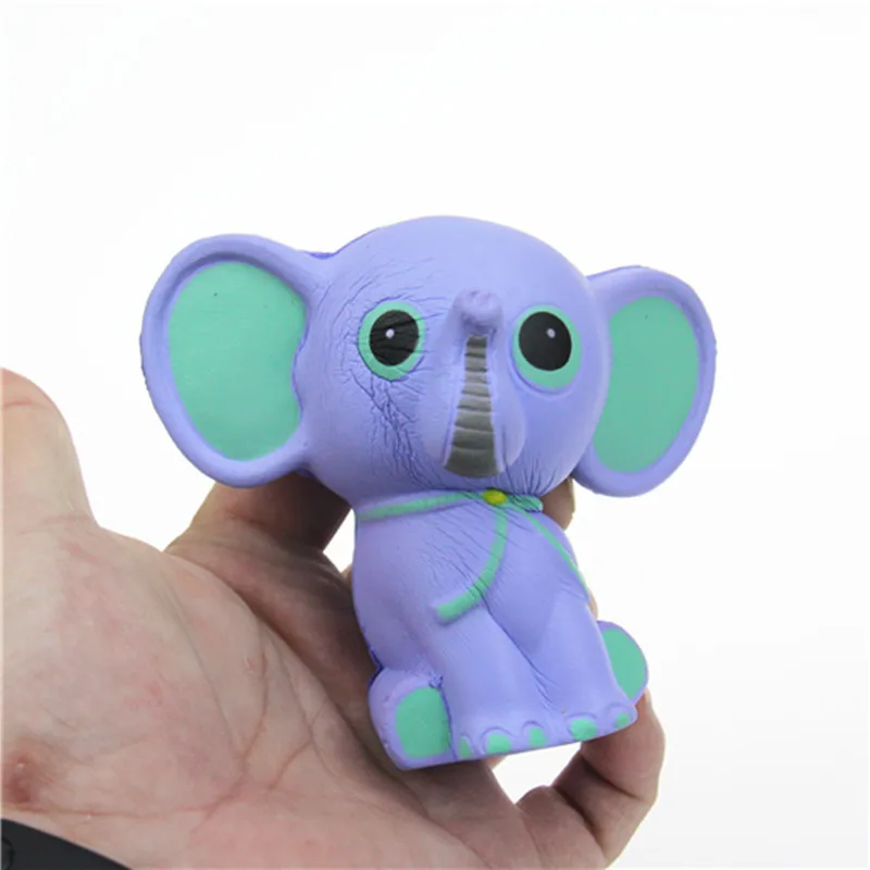 Лидер продаж мягкие игрушки мультфильм большие уши ребенок слон Pu модель декомпрессионная игрушка производители