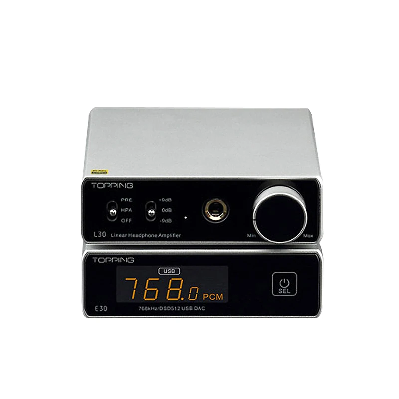 US $299.98 Topping L30 Topping E30 Headphone Amplifier  NFCA E30 DAC AK4493 XU208 32bit768k DSD512 NEW