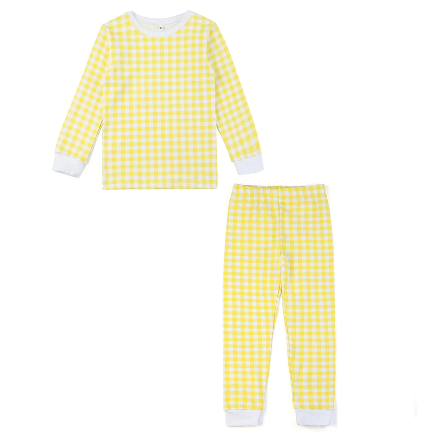 2022 Easter Pyjamas Long Sleeve Kids Loungewear Plaid Cotton Matching Boys And Girls Pyjamas Set children's birthday pajamas