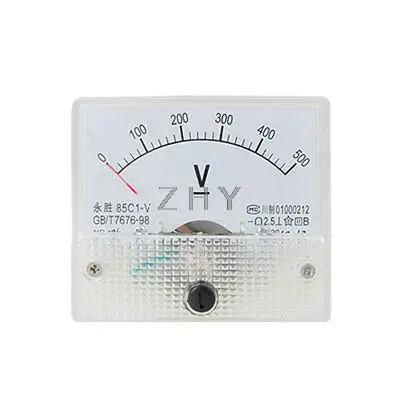 85C1-V DC 0-500V Аналоговый игольчатый измеритель вольтметр