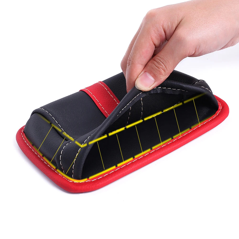 auto moile phones hold car phone holder car Storage bag car box storage car storage Multifunction accessories PU Leather