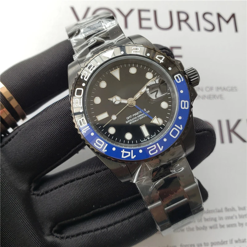 

Luxury mens brand automatic mechanical watch mens mineral mirror mechanical watch men automatic watch aaa watch Stainless steel