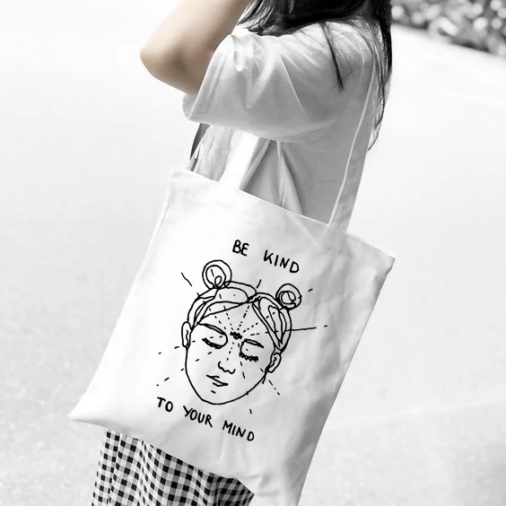 

Складная сумка на плечо для девушек и студентов, модная графическая сумка Tumblr, сумка-тоут, Новая женская Холщовая Сумка, Экологичные многоразовые сумки для покупок