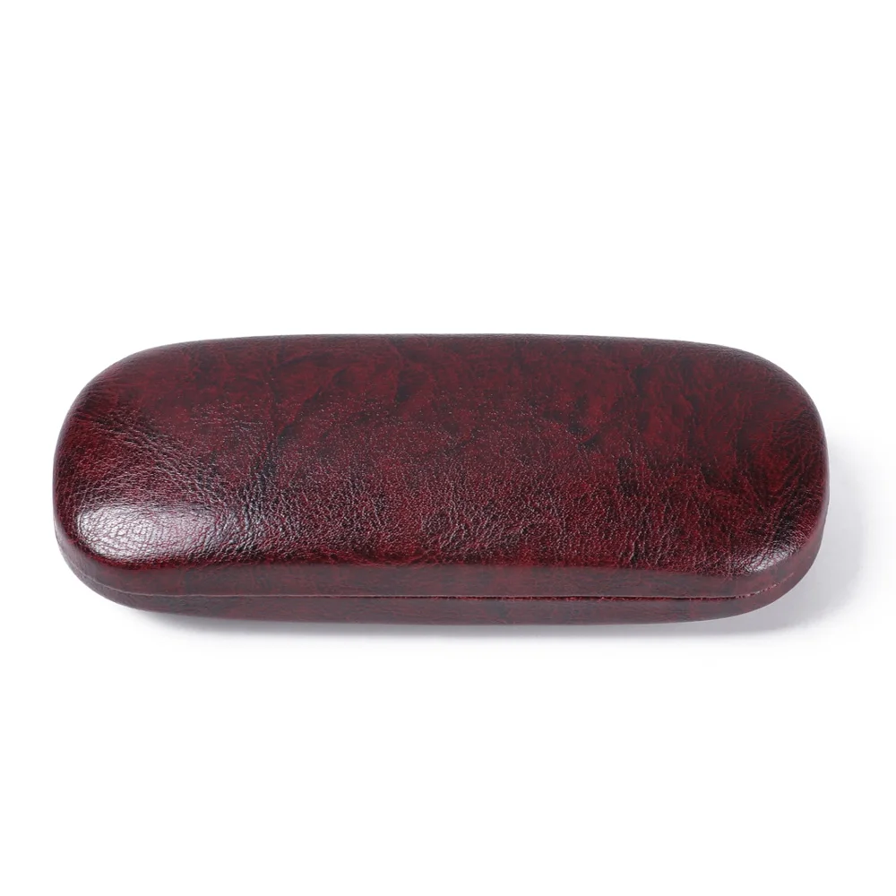 Eyewear Protector Eyeglass Pouch Reading Glasses Box Portable Spectacle Cases Unisex Leather Waterproof Hard Frame 1PC glasses case glasses storage bag zipper eyewear box