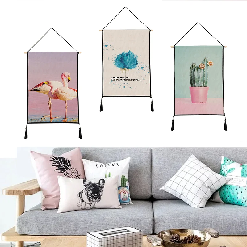 

Scenery pattern tapestry hanging print decorative paintings household textile tapestry custom polyester tapestry 45cm*65cm