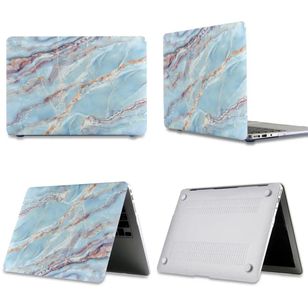 Чехол для ноутбука Apple MacBook Air Pro retina 11 12 13 15 для mac New Pro 16 дюймов с сенсорной панелью+ чехол для клавиатуры - Цвет: DDC-011
