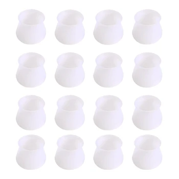 

16pcs Anti Slip Furniture Leg Protector Bottom Practical Safety Silicone Caps Table Office Round Home Chair Floor Prevents Noise