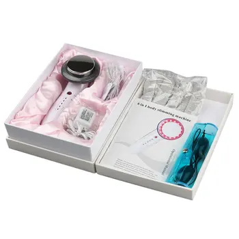 

6 In 1 Women EMS Ultrasonic Cavitation LED Galvanic Ion Facial Body Beauty Machine Anti Cellulite Vibration Massager Slimming