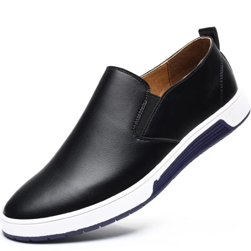 2020 men's shoes new leather shoes formal dress European and American men's casual leather shoes men's shoes leather shoes