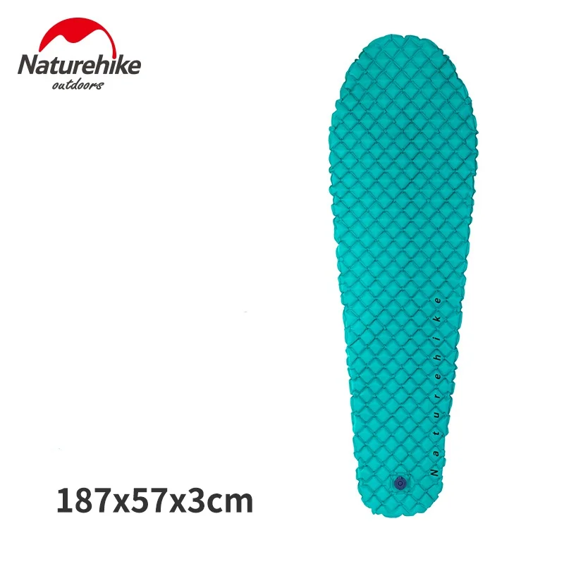 Naturehike открытый кемпинг надувной коврик для палатки Мумия колодки с подушкой легкий воздушный матрас 470 г Utralight туристический коврик - Цвет: blue A