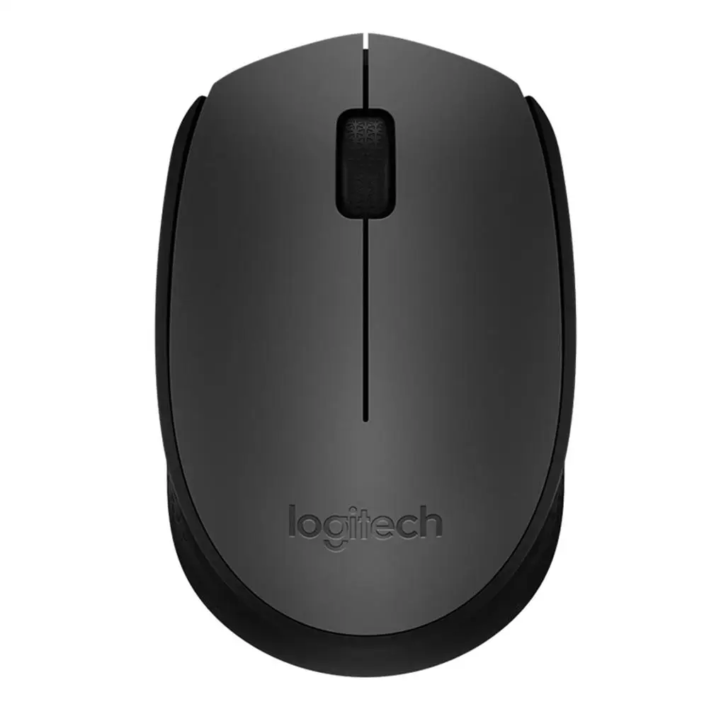 Мышь Logitech M170 беспроводная 2 4 ГГц 3 кнопки двусторонняя 1000 DPI с приемником |