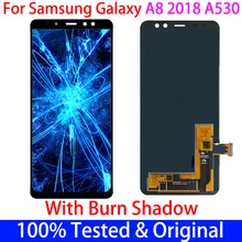 Ensemble écran tactile LCD AMOLED, pour SAMSUNG GALAXY A8 2018 A530 2018 A530F A530DS A530N, Original=