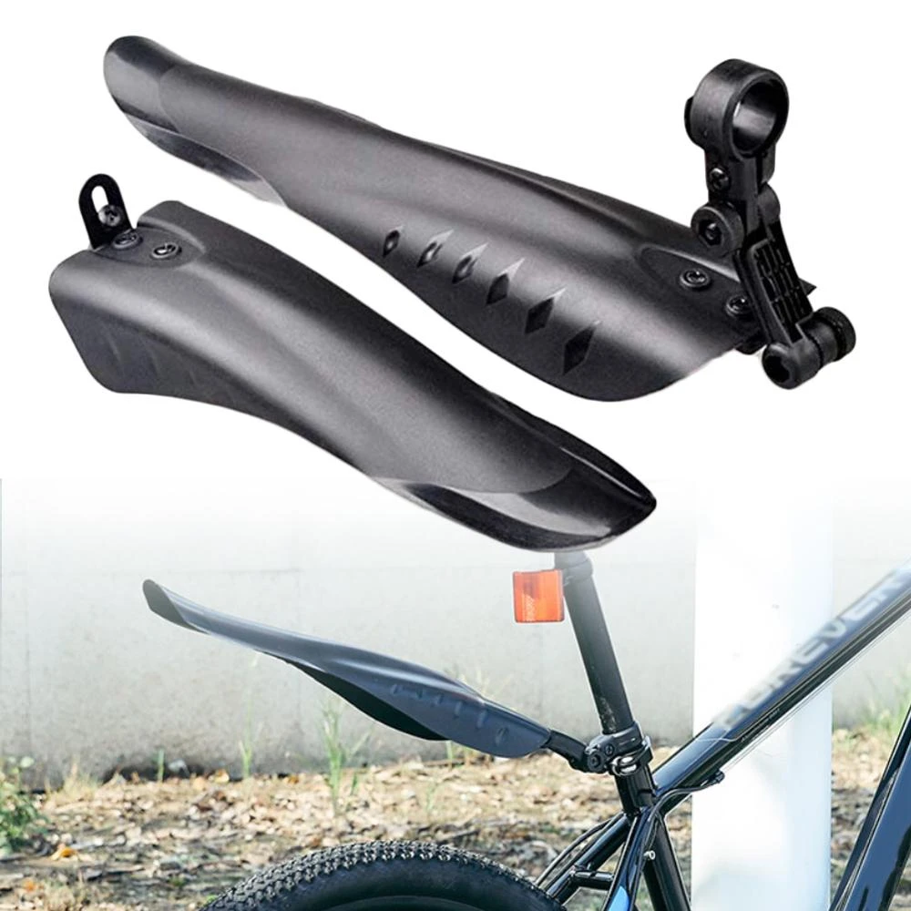 2pcs Bicycle Front Rear Fenders Mountain Road Bike Mud Removable Guards