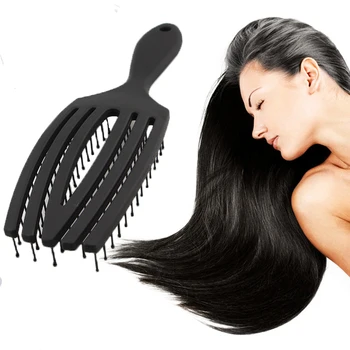 

Set of 2-Wet Brush, Entangled Nemesis Brush, Unisex, Hair Care Cream, Professional Quick-Drying Hair Brush (Black)