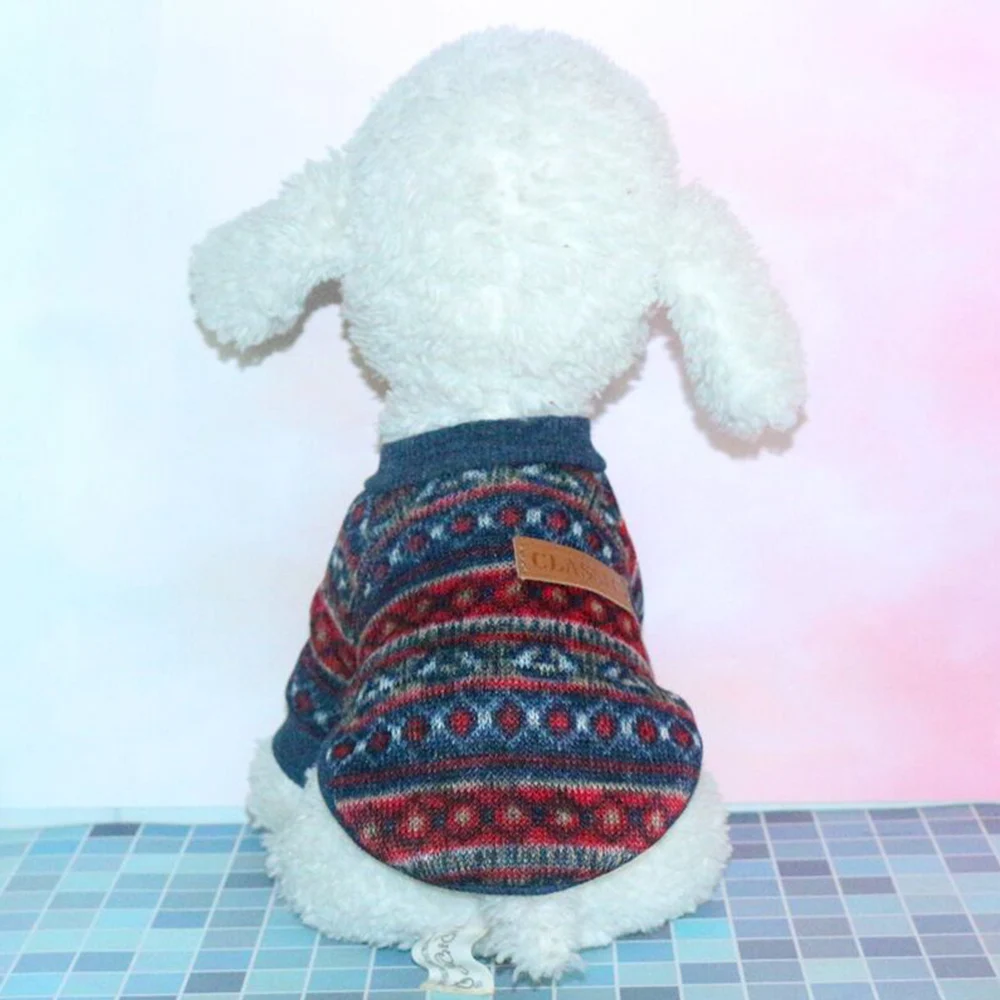 XS-XXL зимний свитер для чихуахуа, одежда для домашних животных, пальто для собак, одежда для маленьких собак, мягкая классическая одежда для собак