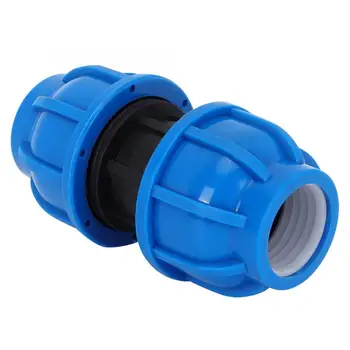 

Water Pipe Connector Fittings 4Pcs PE Plastic 32mm to 32mm Straight Connector Water Pipe Adapter Fitting Accessories