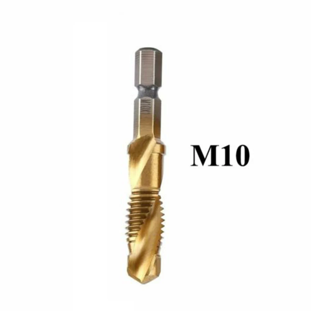 3-в-1 композитный Комбинированный кран сверло фаски для снятия заусенцев с шестигранным хвостовиком ручной инструмент
