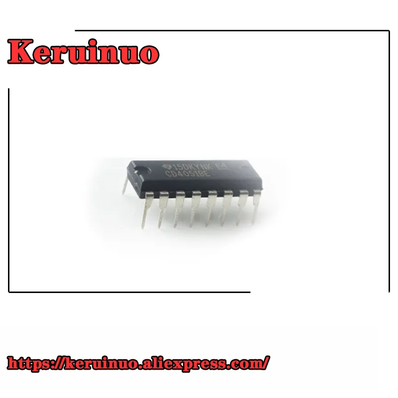 50 шт./лот CD4051BE CD4051 4051BE 4051 DIP-16 | Электроника