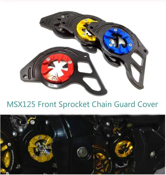 BAFIRE ABS пластик MSX125 мотоциклетная передняя Звездочка цепь Защитная крышка Левая сторона двигателя для мотоцикла гром MSX125