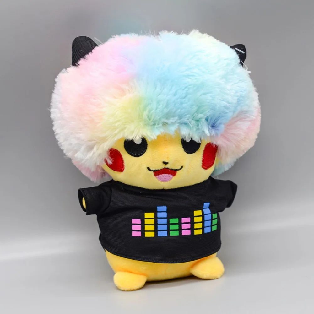 TAKARA TOMY PKM плюшевые куклы Покемон DJ Пикачу 2 шт. тиктокс игрушки мягкие PP Хлопок Карманный Монстр 20 см