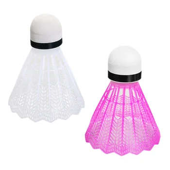 

12Pcs / Set Durable Badminton Plastic Foam Badminton Balls Badminton Outdoor Sports Badminton Accessories resistant to hit