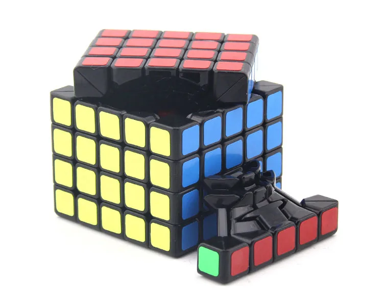 Kathrine Magnetic Mister Five Order Magic Cube Black And White with Pattern End MRM Magnetic Racing Game 5-Order Magic Cube Educ