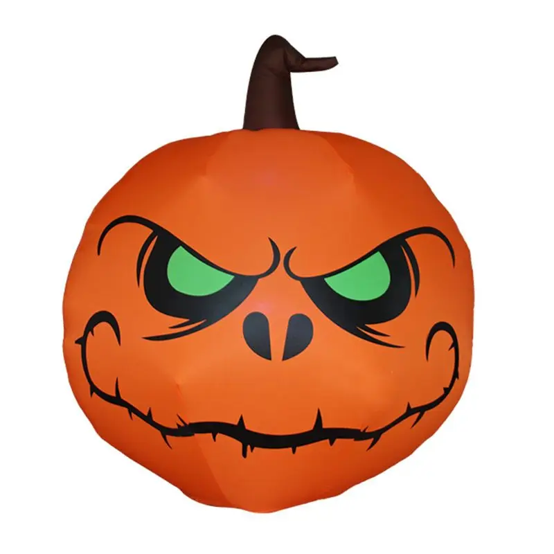 

Halloween Scary Green Eye Pumpkin Inflatable Airblown Haunted House Prop Yard Giant Lawn Inflatables Home Family Outside Holiday
