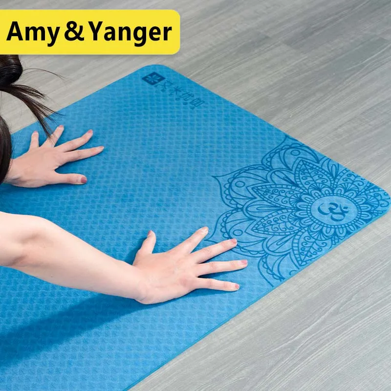 Ecofriendly Anti Slip Tpe Yoga Mat,wtih Sling And Carry Strap Free