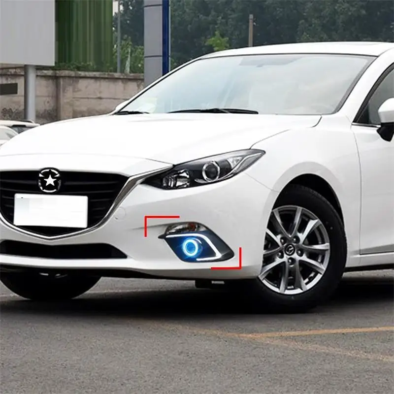 Automovil ходовые автомобили Drl запчасти Luces Led Para Автомобильные фары передние противотуманные задние Автомобильные фары в сборе 17 18 для Mazda Axela