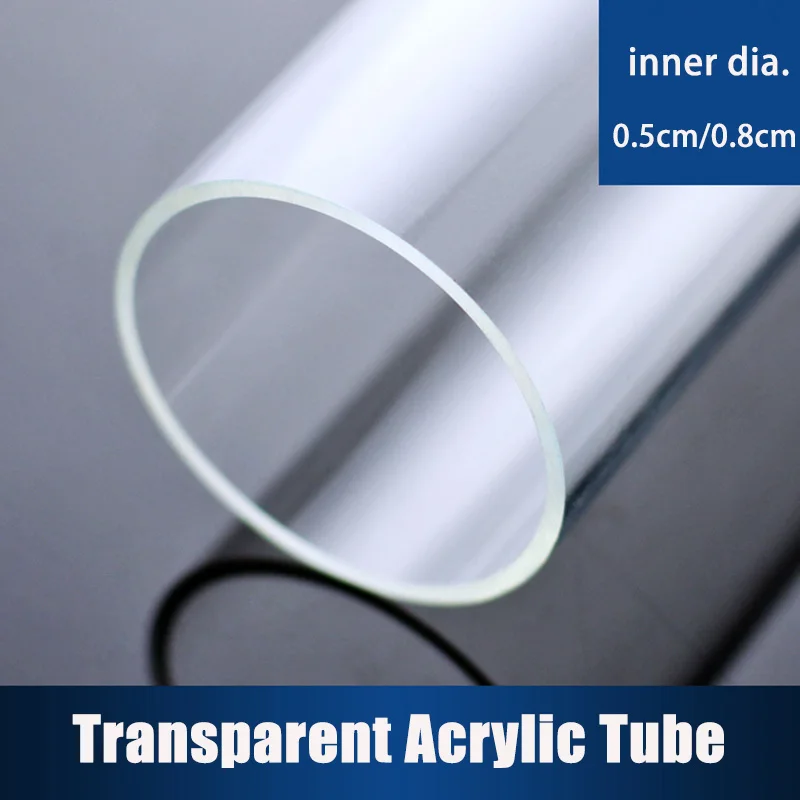 Aquarium Acrylic Water Tube Fish Tank Water Pumping Transparent Carbon Dioxide Refiner Diffuser Tube U-shaped Hard Aquarium Co2 Diffuser Aquarium Tubing Connectors