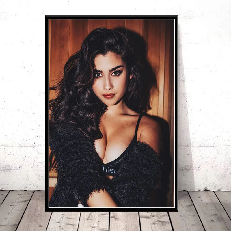 Картина маслом на холсте Lauren Jauregui красивая музыка певица звезда девушка