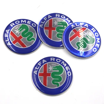 

Gzhengtong 4pc/lot 50mm 56mm 59mm Car Auto Motorcycle Wheel Center Hub Cap Emblem for Car Wheel Cap Cover for Alfa Romeo