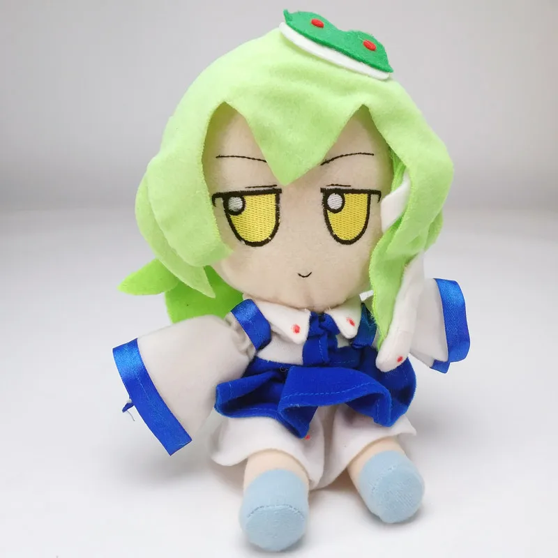 Аниме проект TouHou Kochiya Sanae 20 см игрушки куклы мягкие плюшевые #5576 подарок для детей |