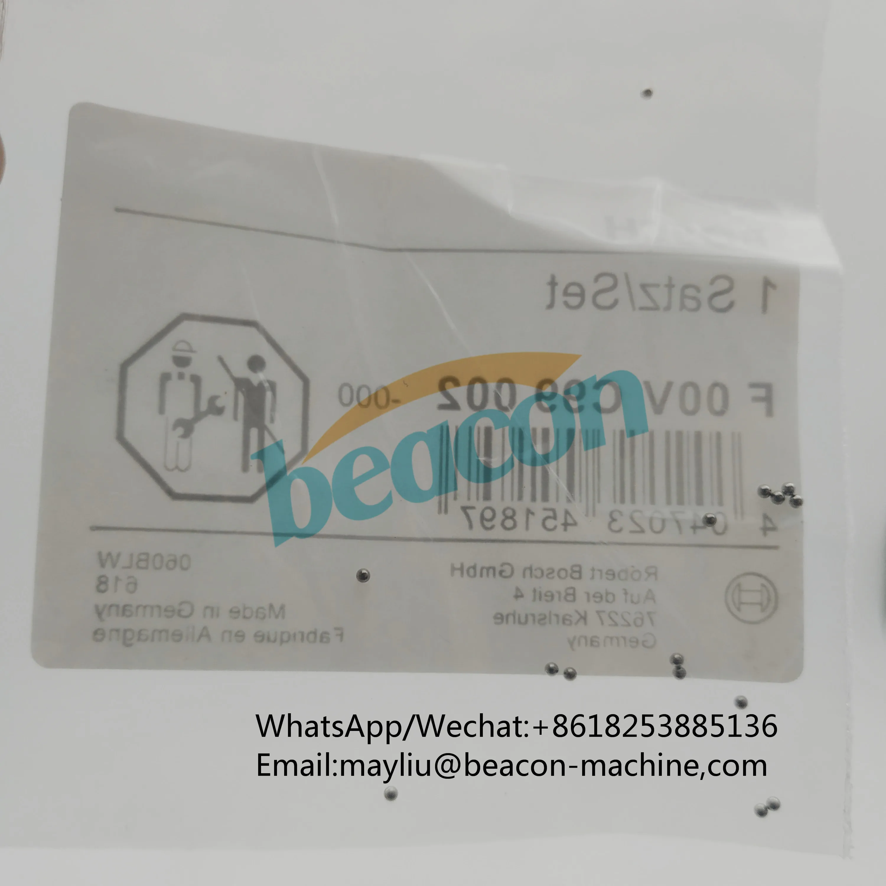 Common rail Инжектор запасные части F00VC21002 части шарикового сиденья