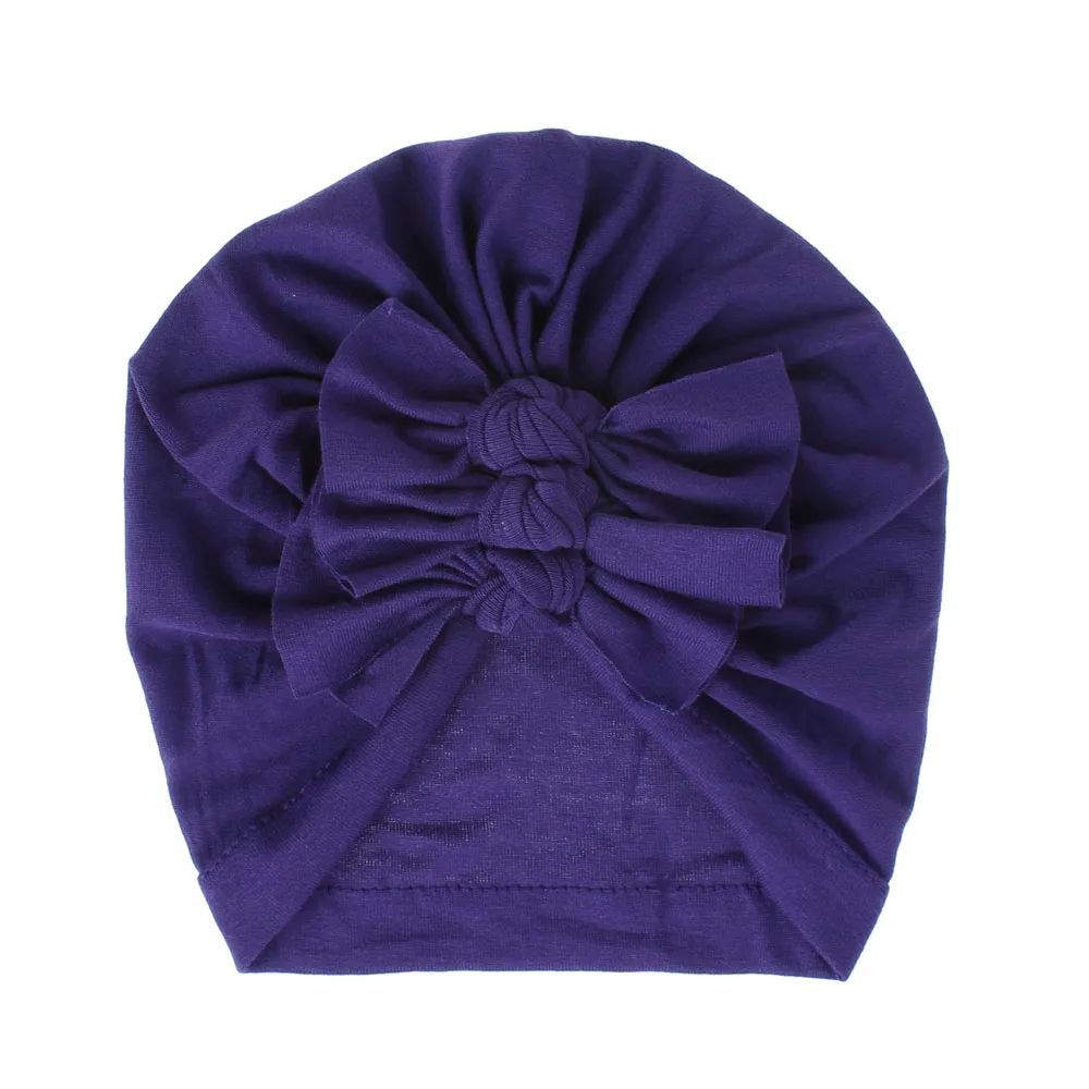 Одежда для малышей мальчиков и девочек тюрбан, повязка на голову облегающая Хлопковая шапочка прочная чашка повязка на голову - Цвет: J