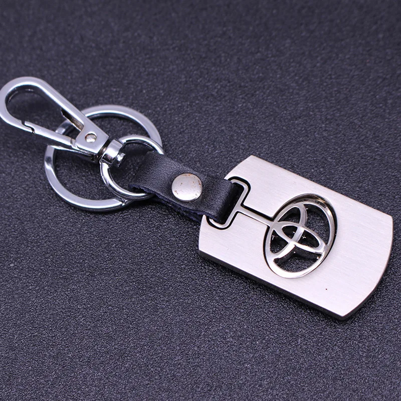

High-grade for Toyota Hollow Car Logo Metal Keychain Waist Hanging Key Ring Chain Pendant Automobile Accessories 4s Shop Gifts